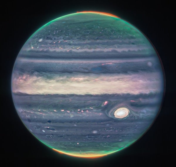 Infrared view of Jupiter from JWST