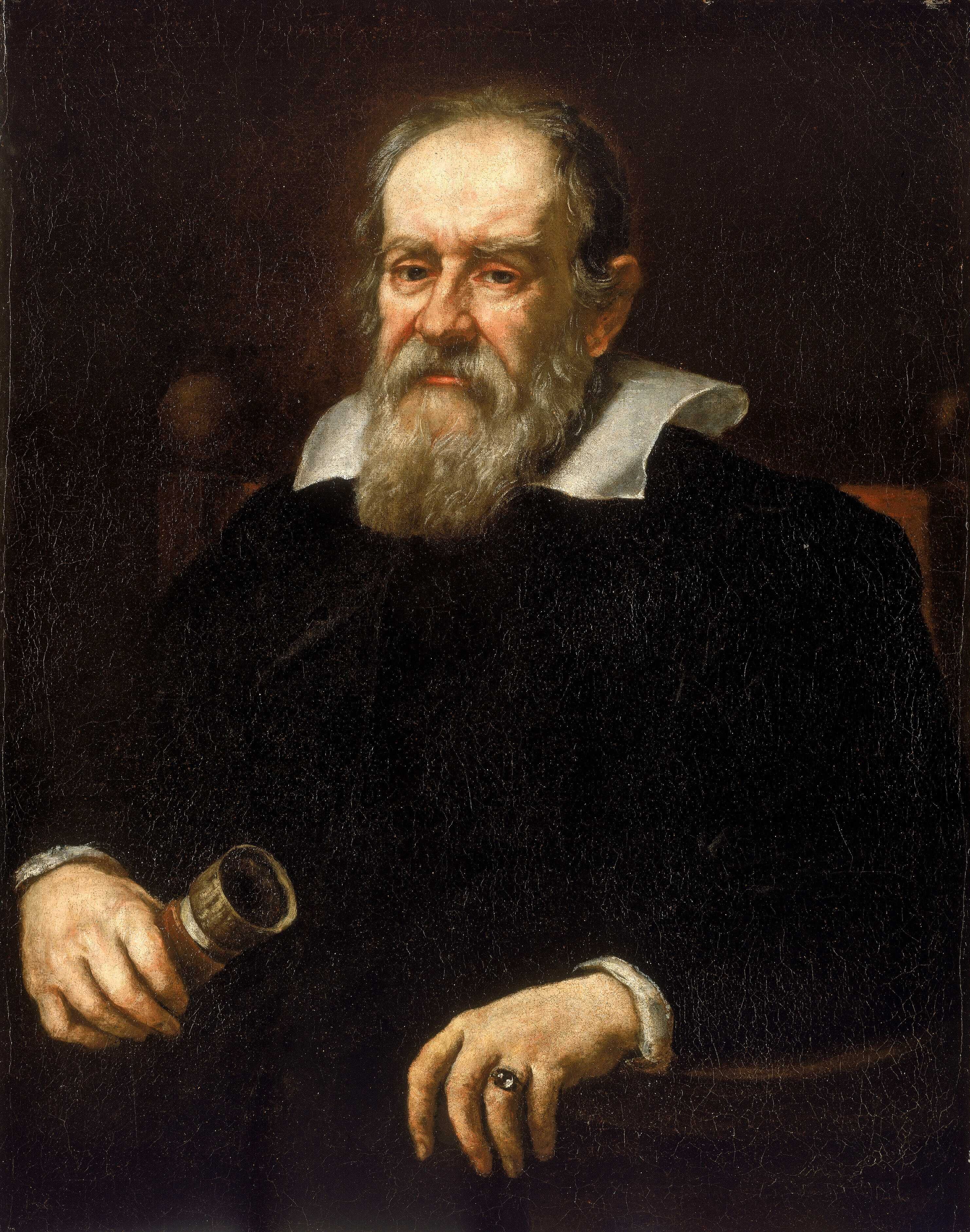 Galileo painted by Justus Sustermans c. 1640, one of the most celebrated portraits of the mathematician and astronomer who many see as the founder of modern science.