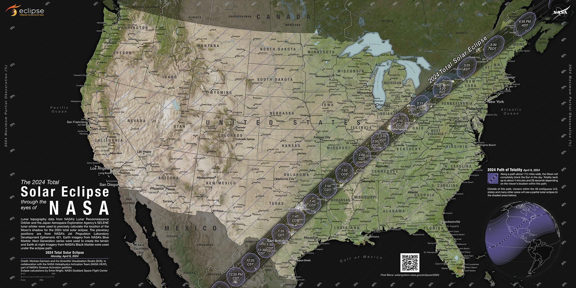 2024 solar eclipse Path, times, how and where to see it