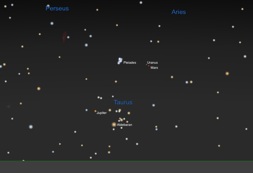 July 15, 2024, 3:45 AM, looking east