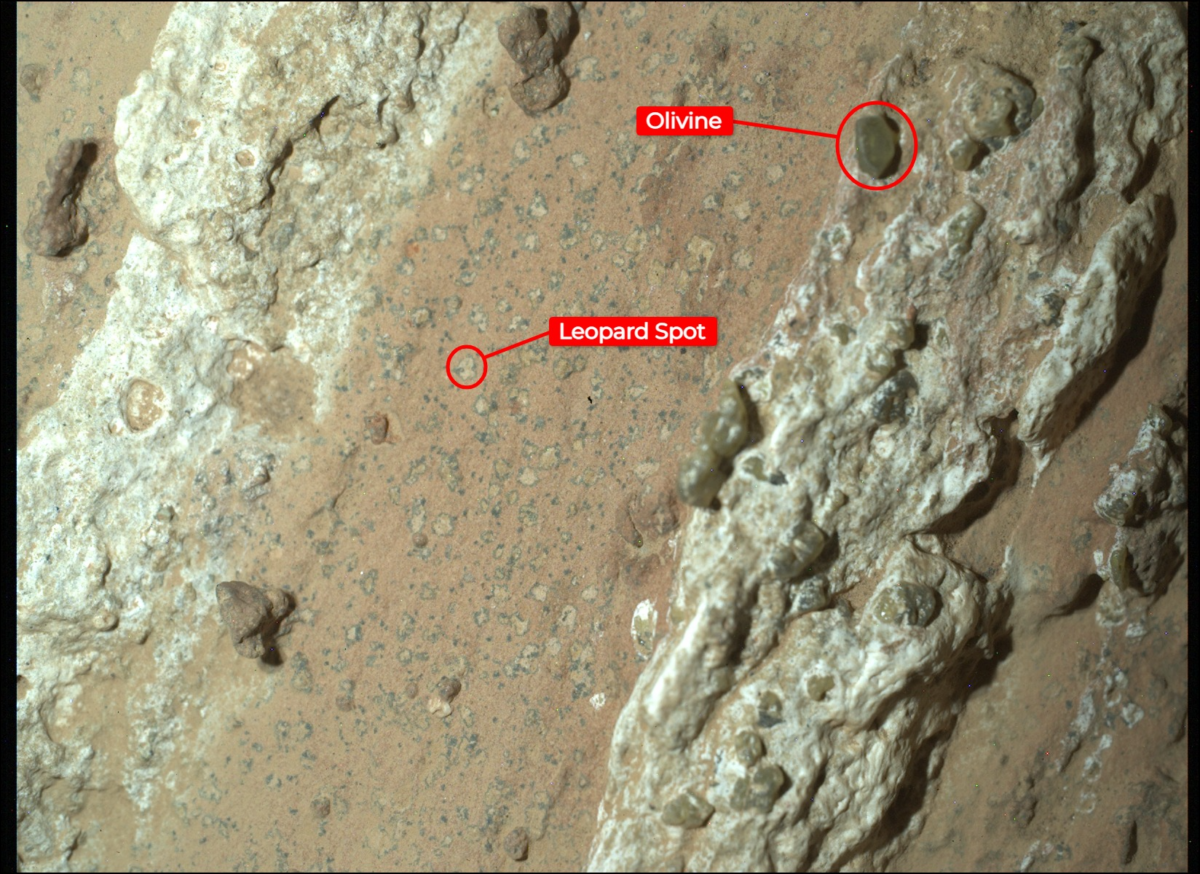 Cheyava waterfall on Mars