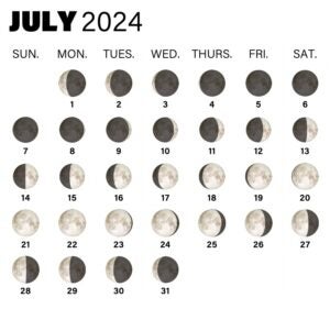 2024 Full Moon calendar When to see the Full Moon and phases