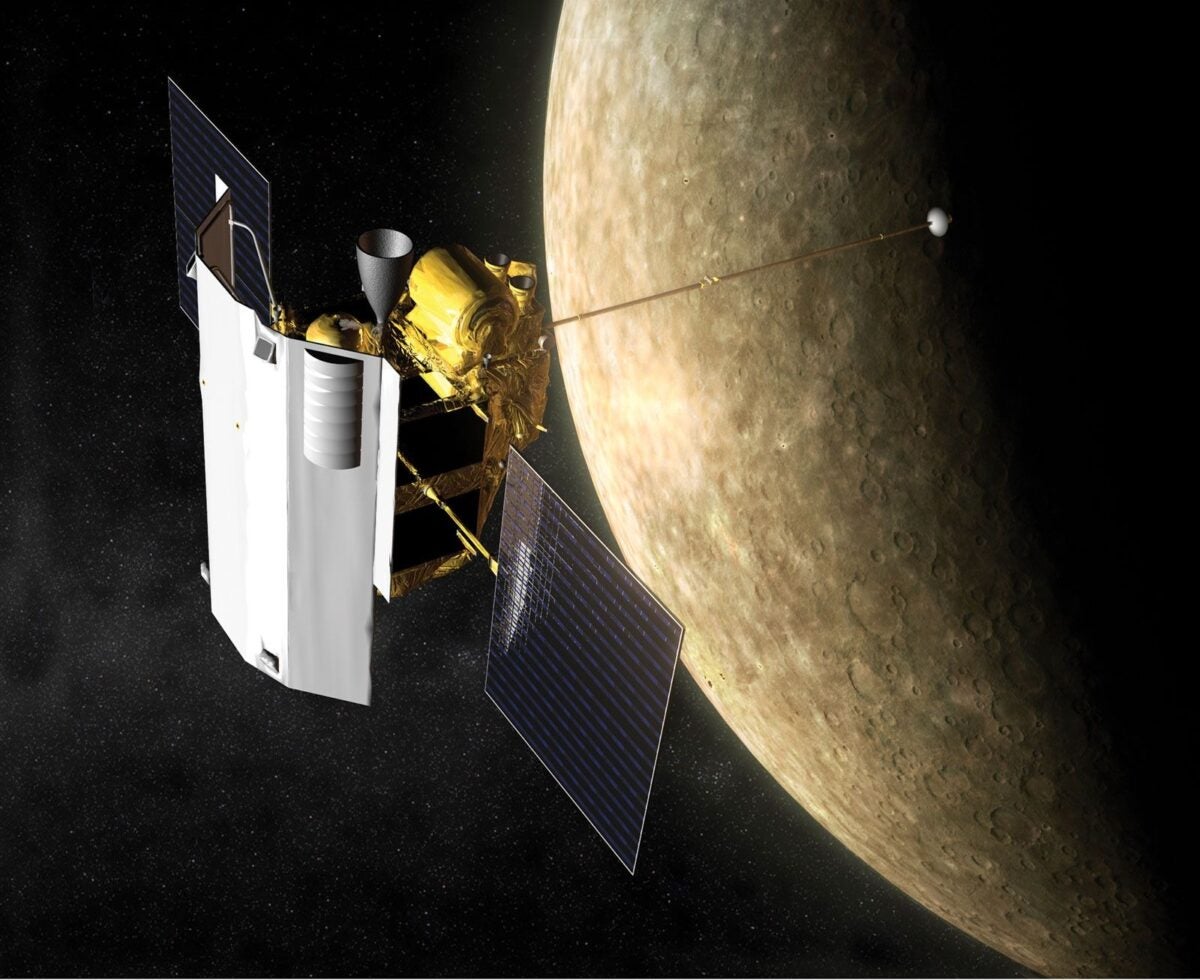 MESSENGER spacecraft at Mercury