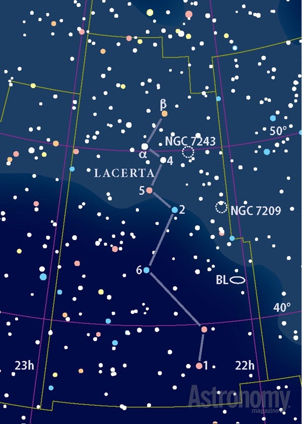 The Constellation Lacerta