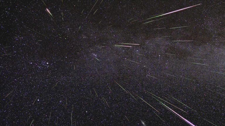 Perseid meteors