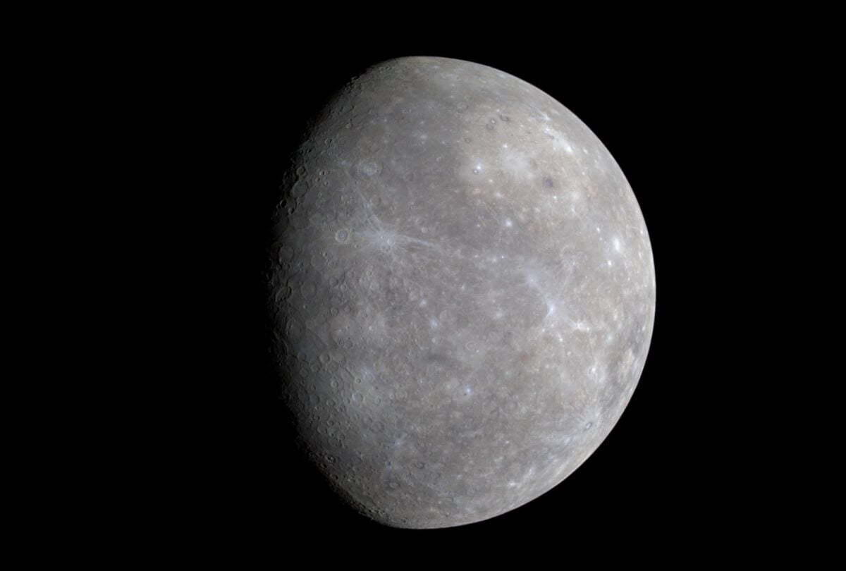 Mercury in true color