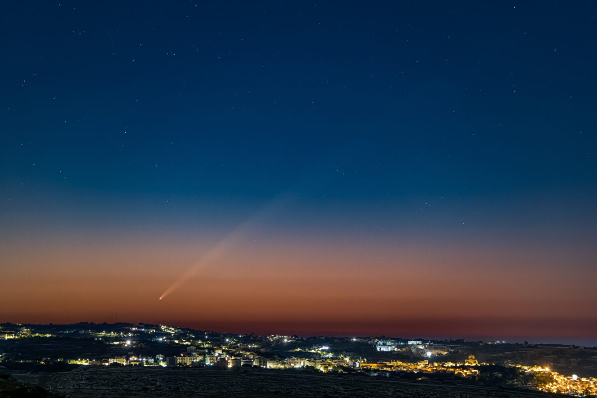 La cometa Tsuchenshan-Atlas si sposterà presto nel cielo serale