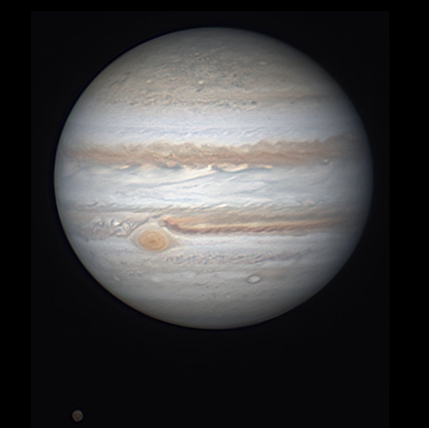 Callisto and Jupiter