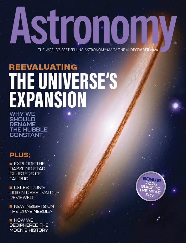 Astronomy magazine December 2024 issue cover