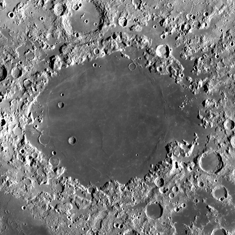 Mare Crisium, imaged by the Lunar Reconnaissance Orbiter