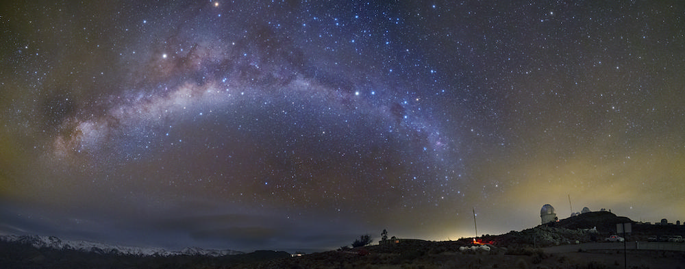 Night sky over CTIO