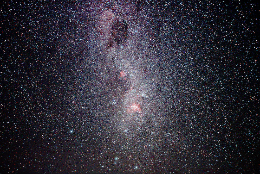 Milky Way and Carina Nebula