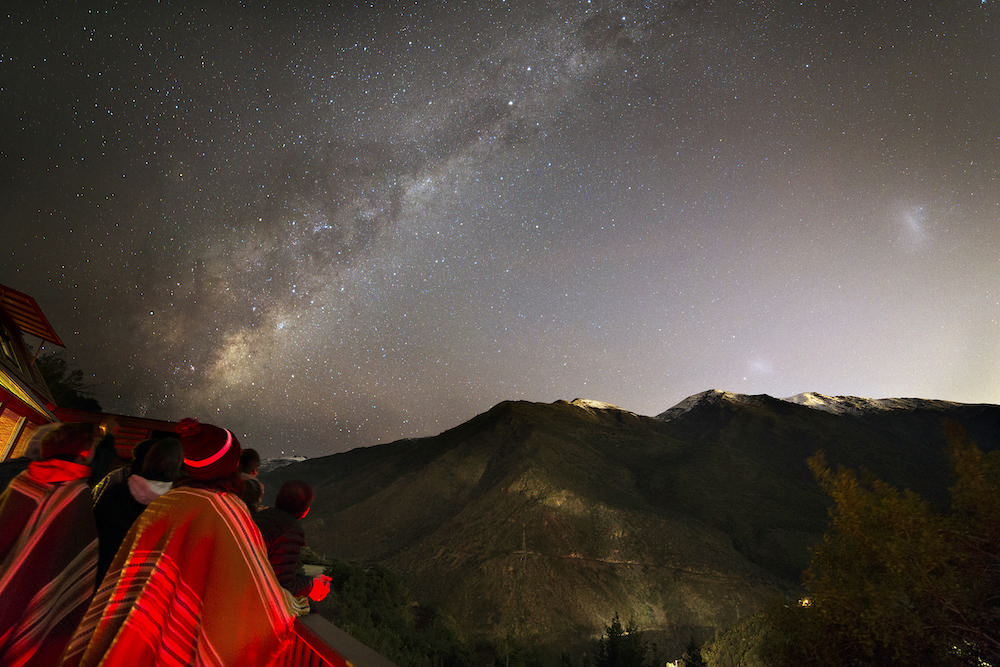 View of the sky from Observatorio Astronómico Andino