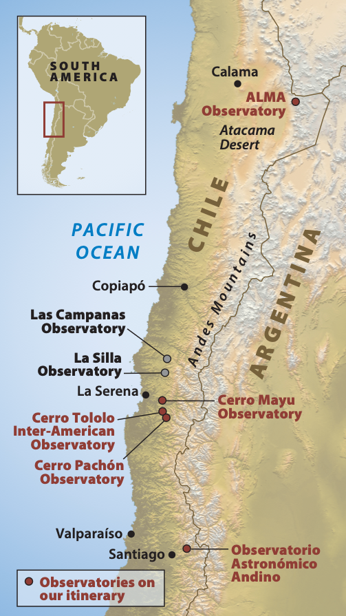 Map of Chile