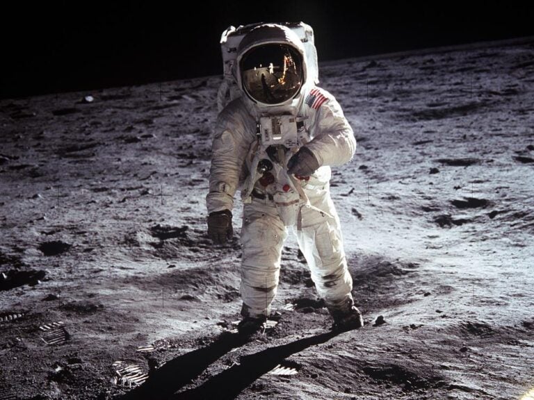 Buzz Aldrin on the Moon