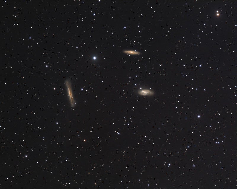 Leo Triplet of galaxies