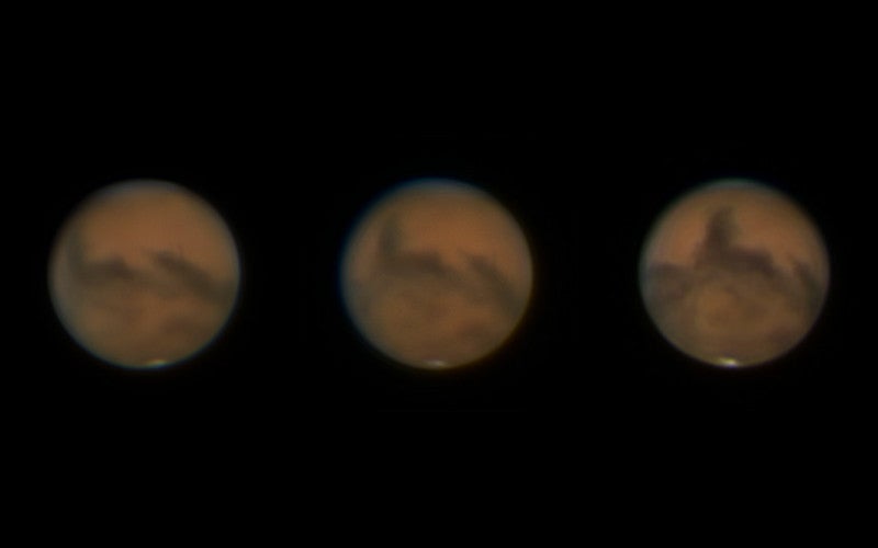 Mars at opposition in 2020