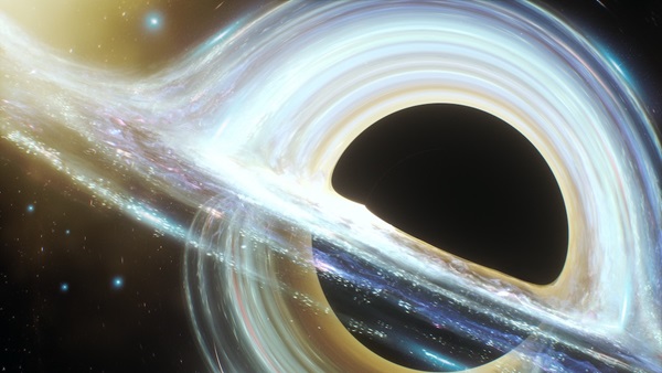 the black hole in space