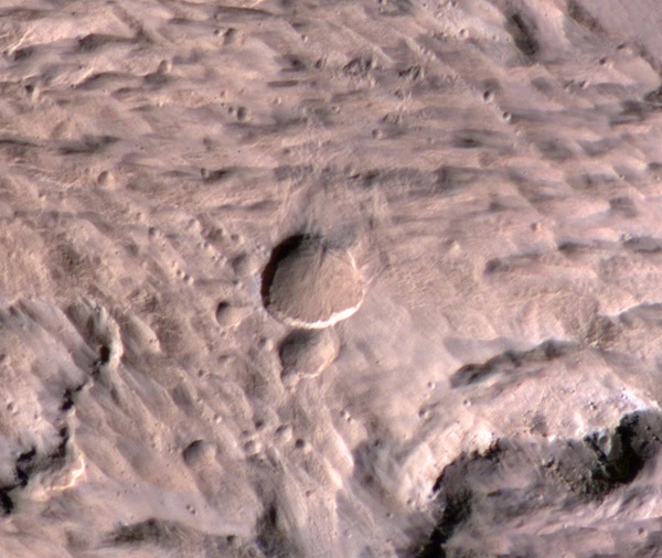 NASA’s Mars weather camera helps find new crater on Red Planet ...
