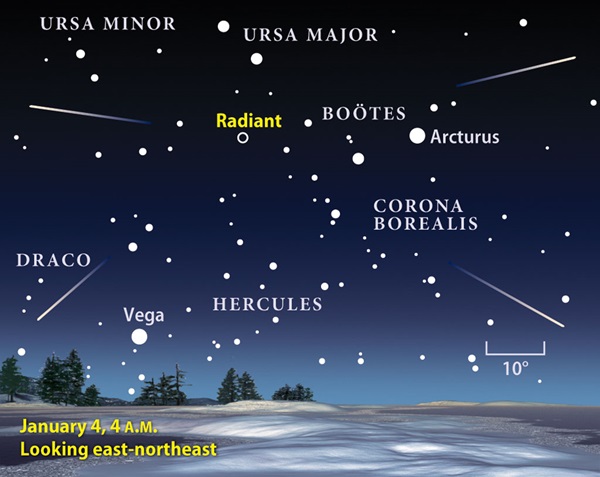 Look for meteors in the early morning sky