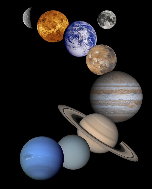 atmosphere of all 9 planets