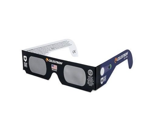 Celestron's solar eclipse glasses are affordable and ISO-certified.